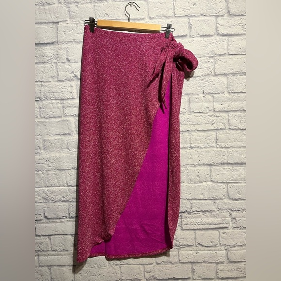 New Good American Glitter Tie Cover-Up XS-XL - Picture 7 of 9